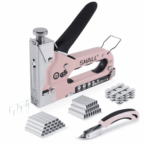 SHALL Staple Gun Heavy Duty, 3-in-1 Upholstery Staple Gun Kit with 3000 Staples, Staple Remover, ... | Walmart (US)