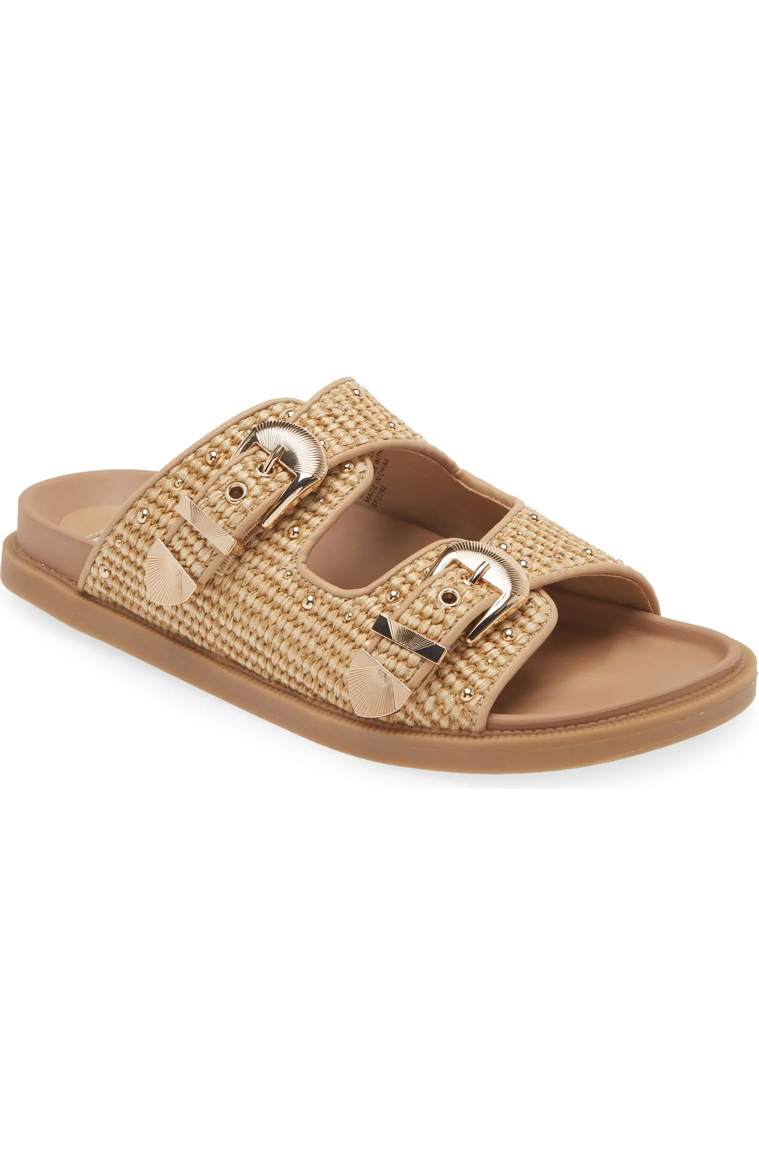 Steve Madden Connely Buckle Slide Sandal (Women) | Nordstromrack | Nordstrom Rack