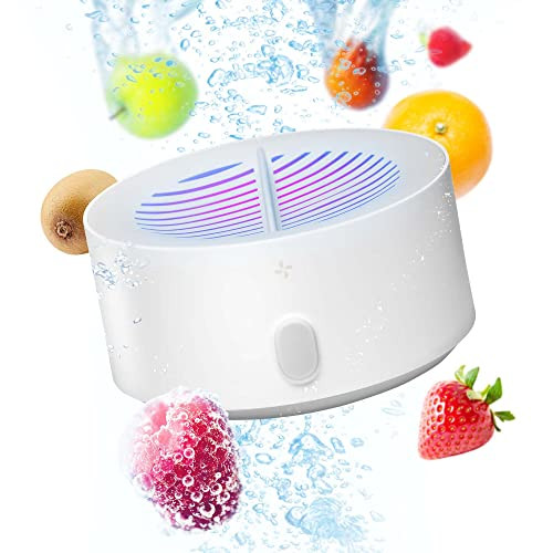 AquaPure - Fruit and Vegetable Washing Machine, 1-Year Warranty, Fruit Cleaner Device That Cleans Fresh Produce in Water, Waterproof Fruit and Vegetable Cleaner, Fruit and Veggie Purifier | Amazon (US)