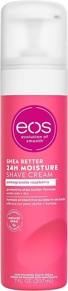eos Shea Better Shaving Cream- Pomegranate Raspberry, Women's Shave Cream, Skin Care, Doubles as ... | Amazon (US)