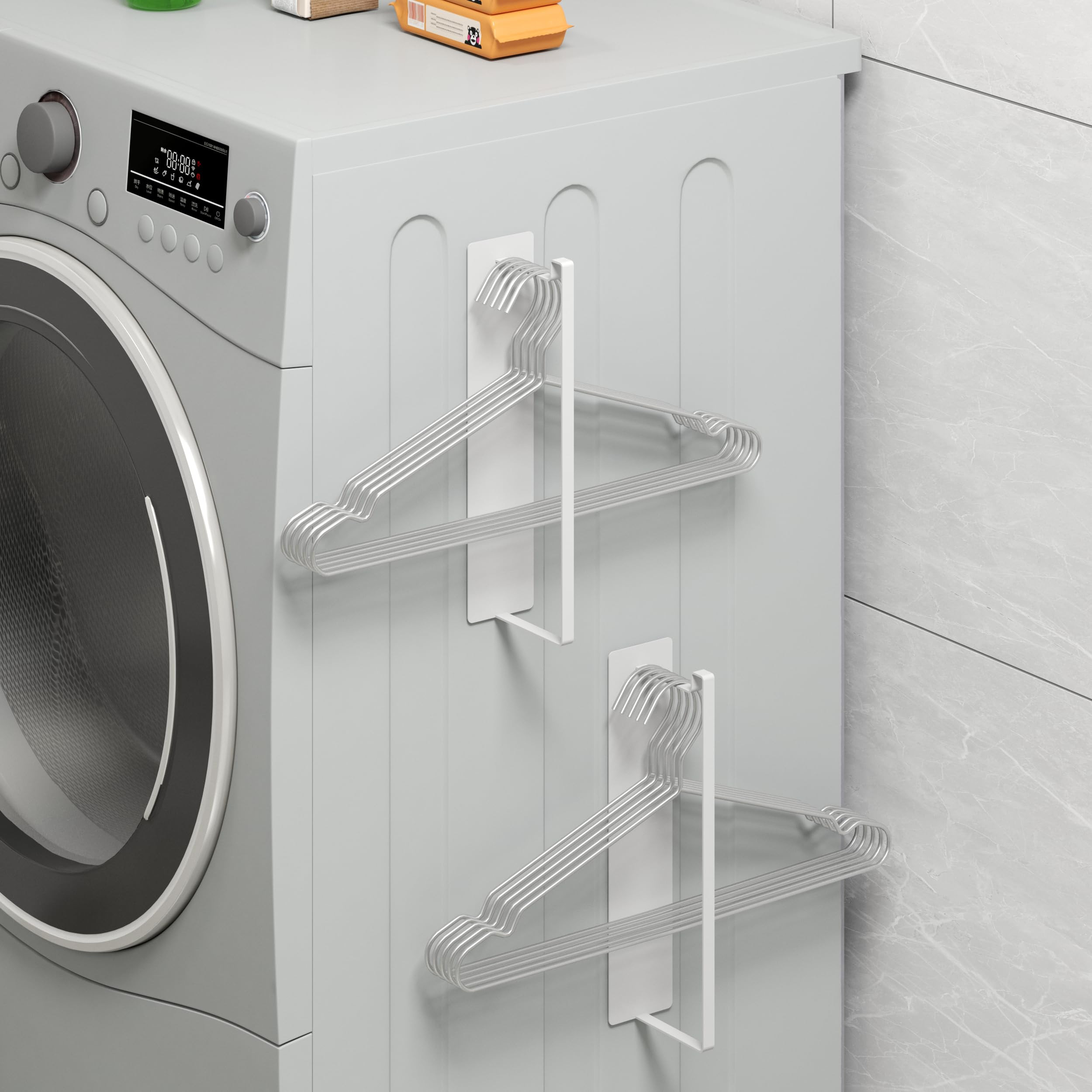 Thipoten Magnetic Hanger Organizer, 2Pack Hangers Holder for Dryer/Washing Machine, Holding up to... | Amazon (US)