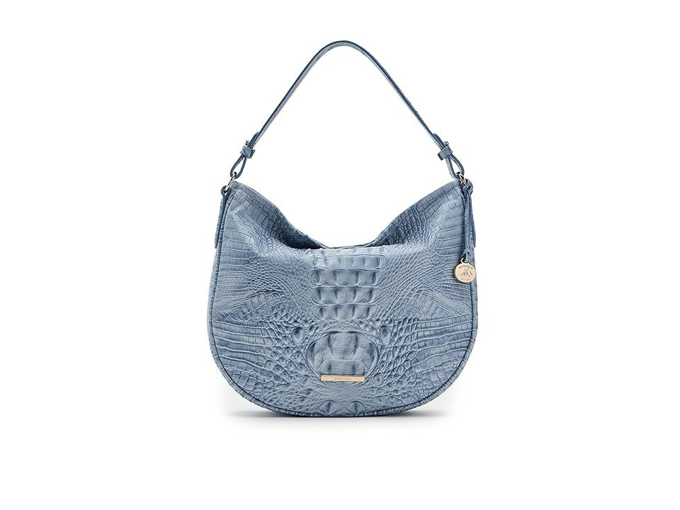 Brahmin Small Kathleen Women's Handbags Stonewash, Leather/Polyester | Zappos