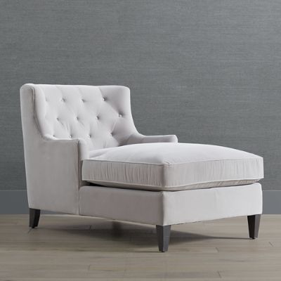 Lucille Tufted Chaise | Frontgate