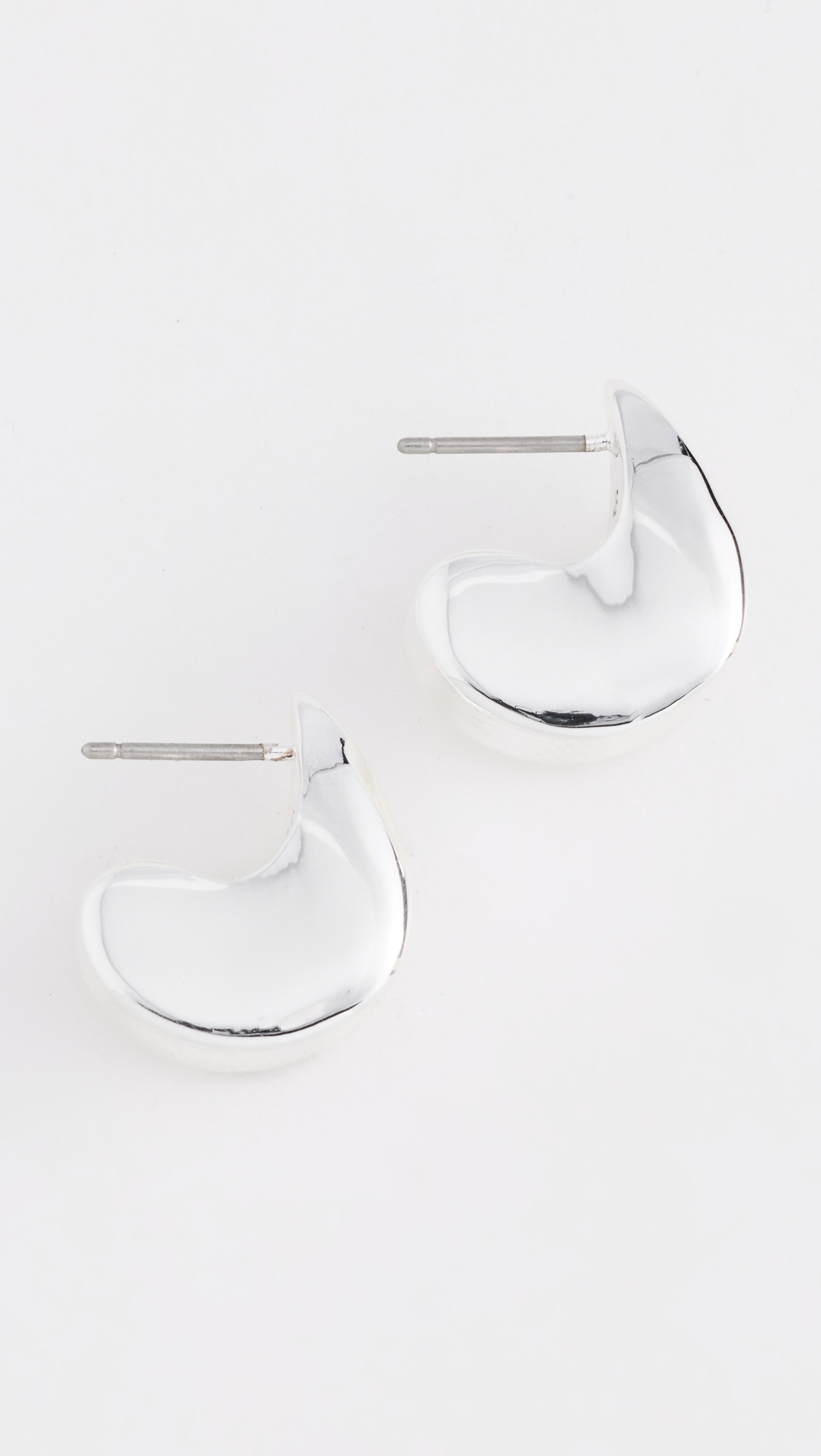 JENNY BIRD Paige Puff Earrings Silver One Size | Shopbop