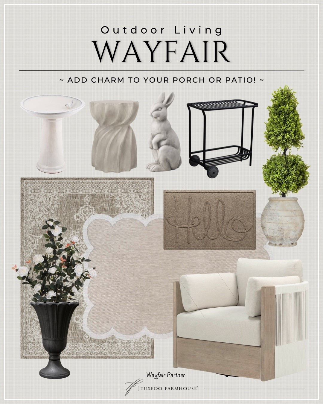 Get your gardens and outdoor livings spaces ready with @Wayfair! I have found so many pretty and functional items for mine. New porch rugs and decor, planters and faux flowers, furniture and garden decor — Wayfair has it all! Many items on sale!

#wishyouwerehere #outdoor
#wayfair #wayfairpartner #ad

#LTKSaleAlert #LTKHome #LTKSeasonal