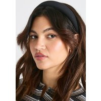 boohoo Women's Padded Embossed Headband in Black | Polyester | boohoo (US & Canada)