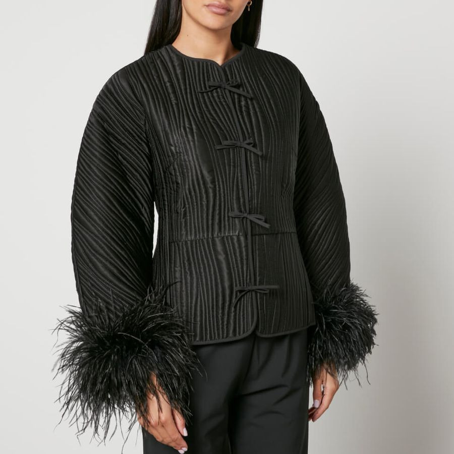 Sleeper Hebao Feather-Trimmed EcoVero™ Jacket | Coggles (Global)