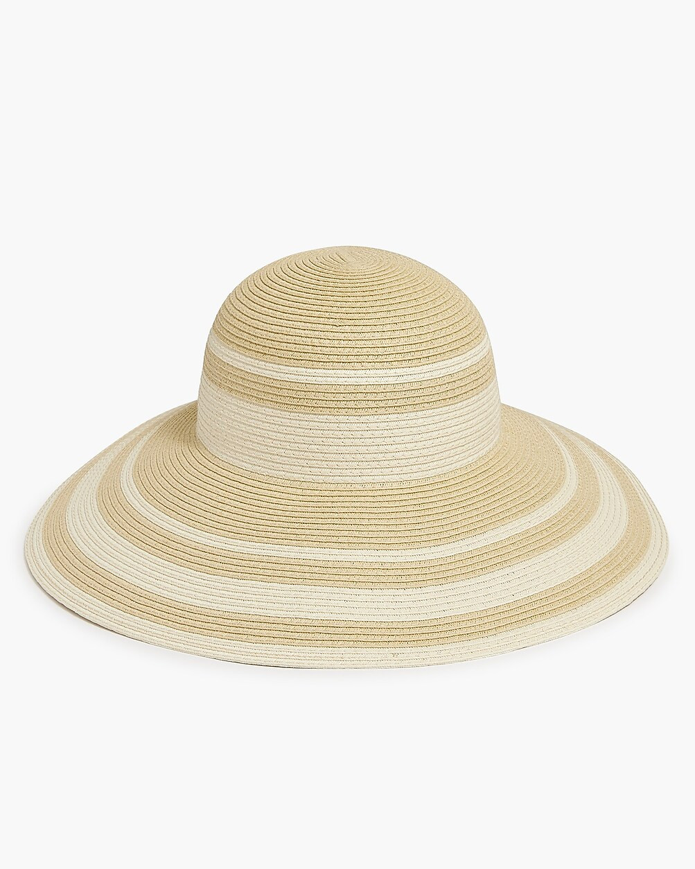 Striped straw floppy hat | J.Crew Factory