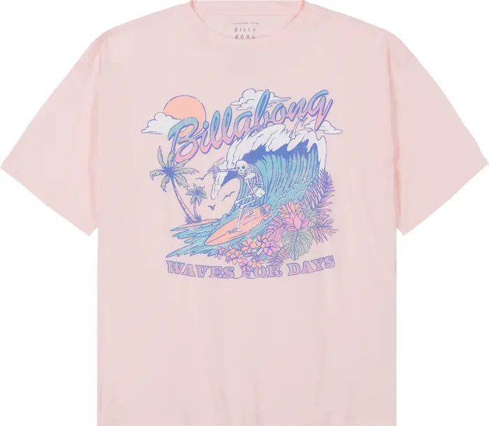 Waves for Days Oversize Cotton Graphic T-Shirt  | Nordstrom