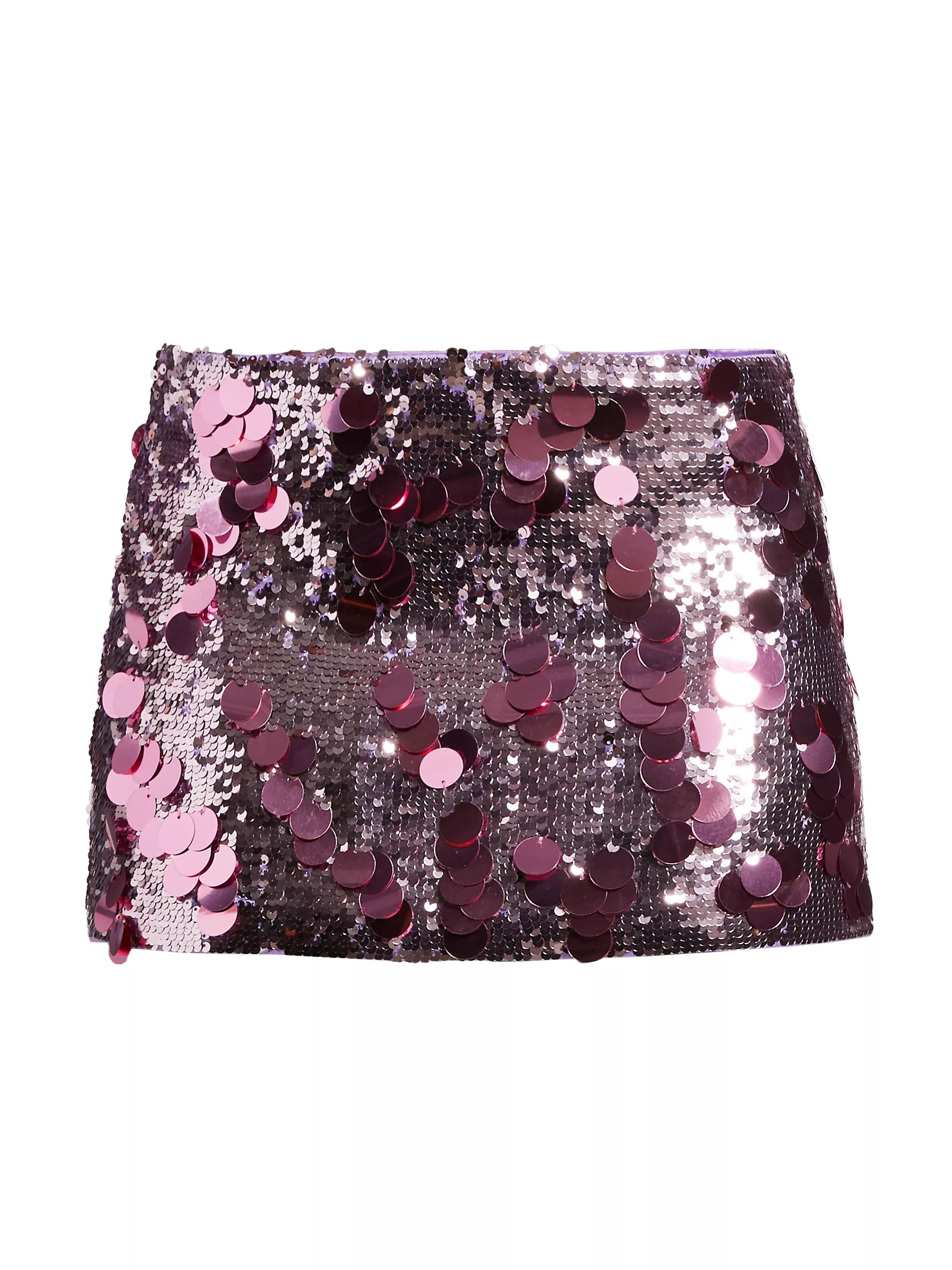 Shop GUIZIO Sequined Miniskirt | Saks Fifth Avenue | Saks Fifth Avenue
