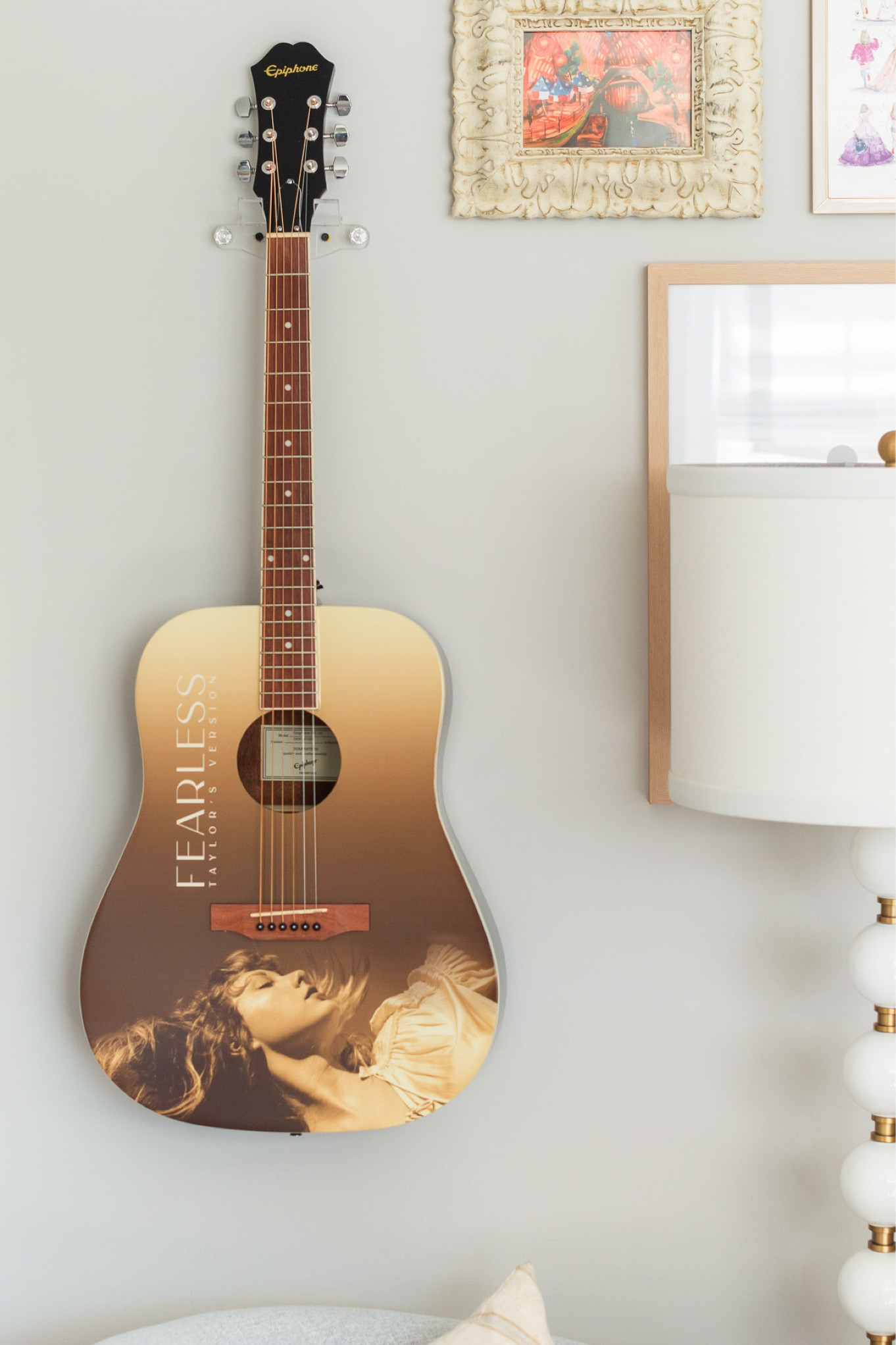 I added this guitar to my “Wall of Happiness” to the gallery wall in my office and this acrylic guitar mount works perfectly! home decor office decor wall decor large wall decor guitar hanger#LTKStyleTip

#LTKHome #LTKFindsUnder50