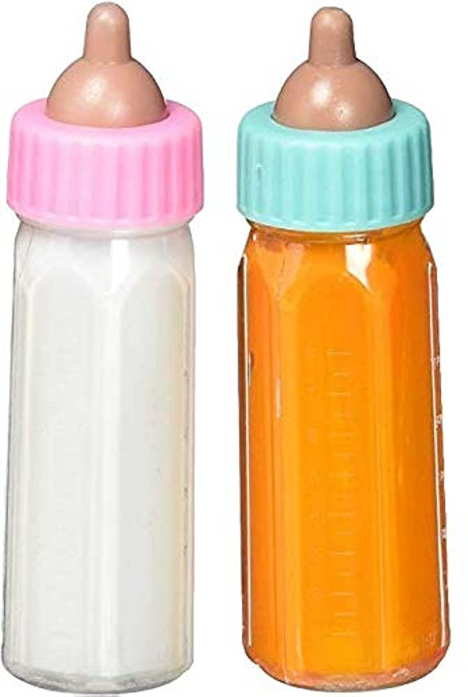 JA-RU Magic Baby Doll Bottles Milk Bottle and Juice Bottle, Great Baby Doll Accessories. Set with... | Amazon (US)