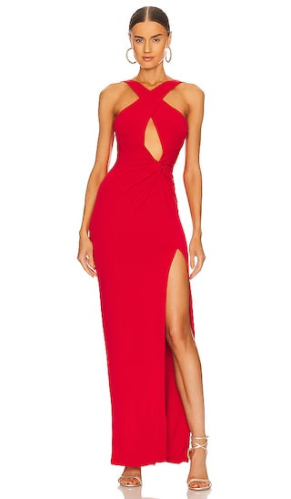 Belisse Gown in Red | Revolve Clothing (Global)
