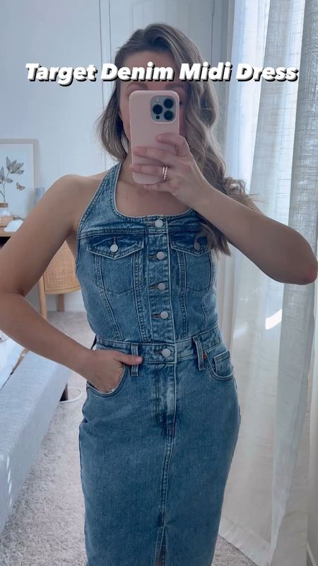 This denim midi dress is perfect with sneakers or boots for a country concert 🤠 

Target dress 
Western dress 
Midi dress


#LTKfindsunder50 #LTKVideo #LTKxTarget