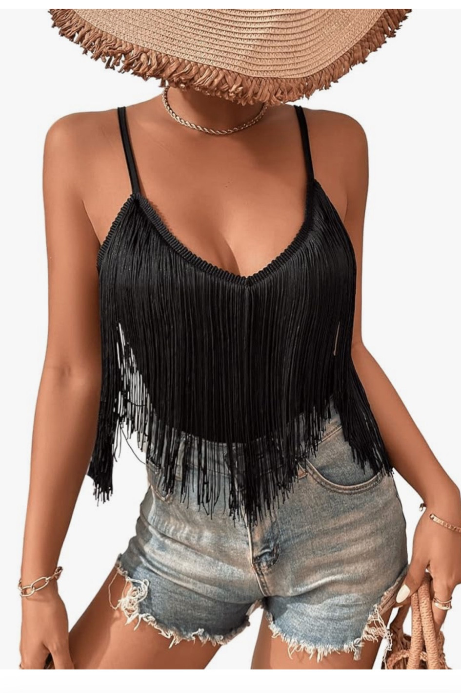 Country concert outfit - black sleeveless fringe top 

#countryconcert #concertstyle #concertlook #amazonfashion #amazonstyle #amazon #fringe #blackshirt #fringeshirt 

#LTKSeasonal #LTKStyleTip #LTKSaleAlert