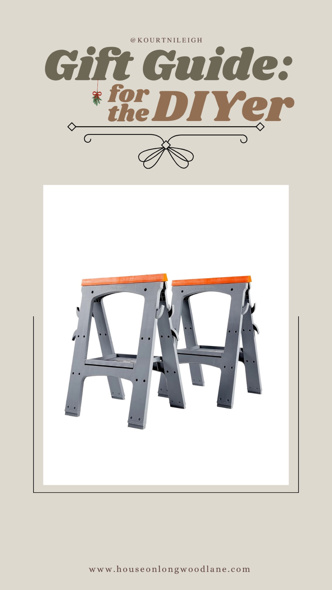 Holiday Gift Guide for the DIYer!

I got my first set of saw horses 5 years ago and even having a full on work bench and workshop before these are always being used.

Currently on SALE for 25% OFF!

#LTKGiftGuide #LTKsalealert #LTKHoliday