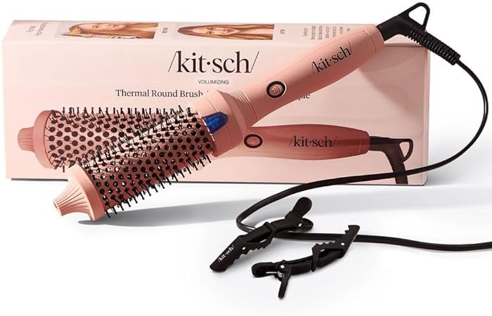 Kitsch Thermal Brush – Round Brush For Blowout Look – 1.5”/38 mm Ceramic Barrel Hair Brush ... | Amazon (US)