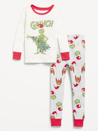 Dr. Seuss™ Grinch Snug-Fit Pajama Set for Toddler & Baby | Old Navy (US)