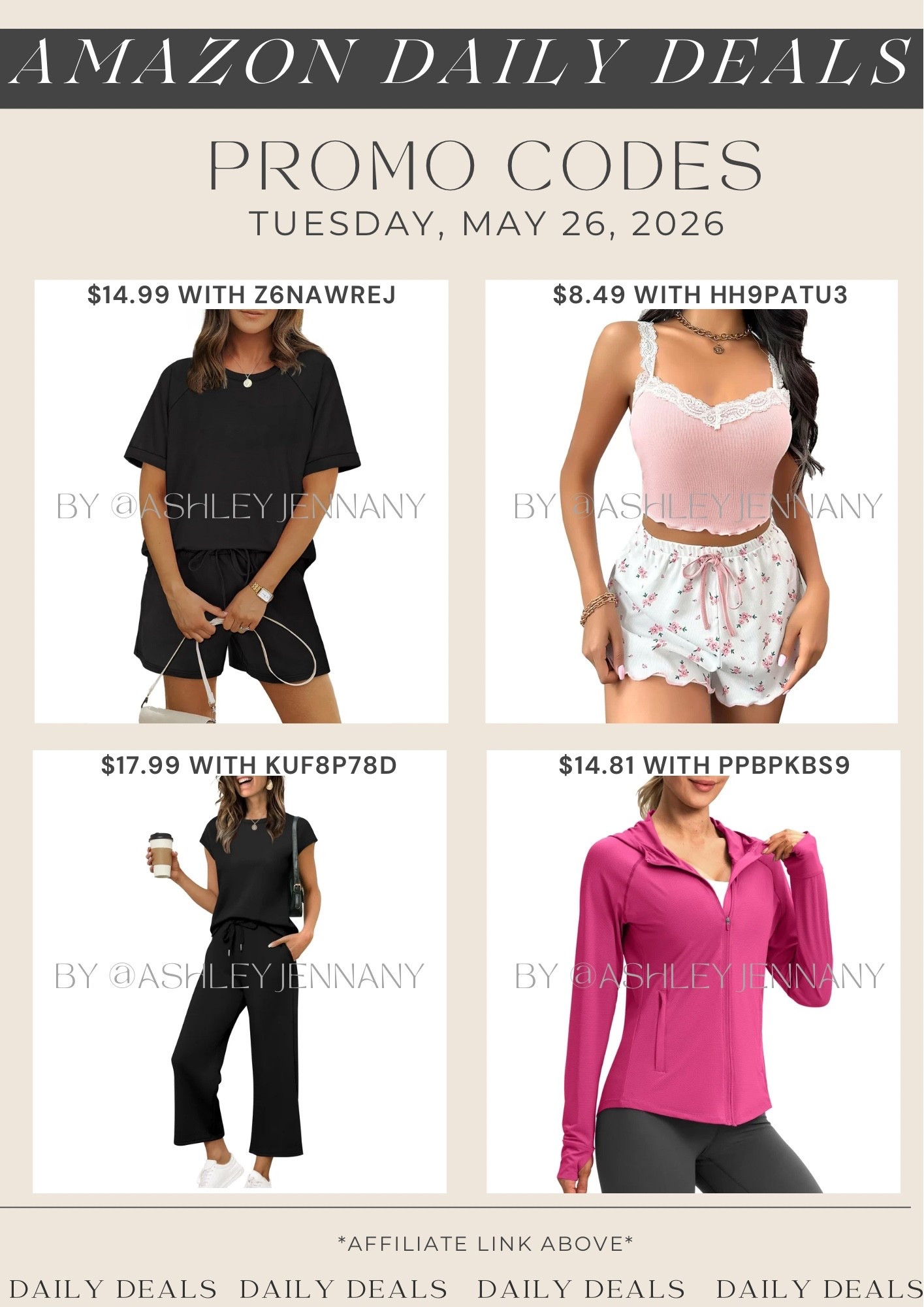 Amazon deals

#LTKSaleAlert #LTKMidsize #LTKootd