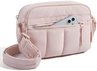 BAGSMART Cross Body Purse, Mini Crossbody Bags for Women Travel Purse, Puffy Shoulder Handbag Wal... | Amazon (US)