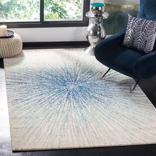 SAFAVIEH Evoke Juli Abstract Boho Burst Rug - On Sale - Overstock - 12931207 | Bed Bath & Beyond