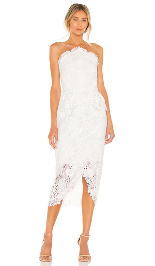 X REVOLVE Lucinda Dress in Ivory | Revolve Clothing (Global)