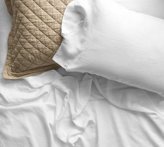 Belgian Flax Linen Sheet Set | Pottery Barn (US)