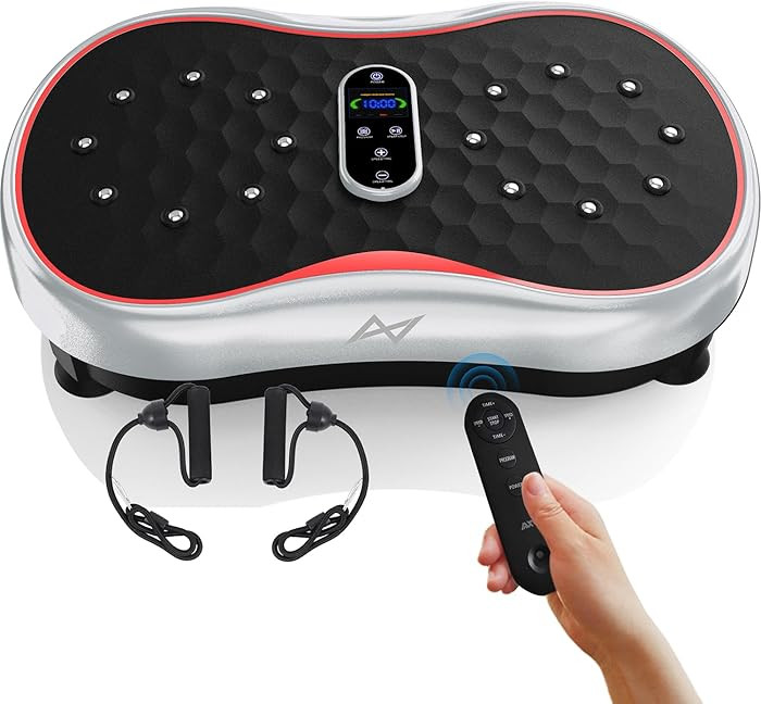 AXV Vibration Plate Fitness Platform Exercise Machine Vibrating Shaking Full Body Shaker Workout ... | Amazon (US)