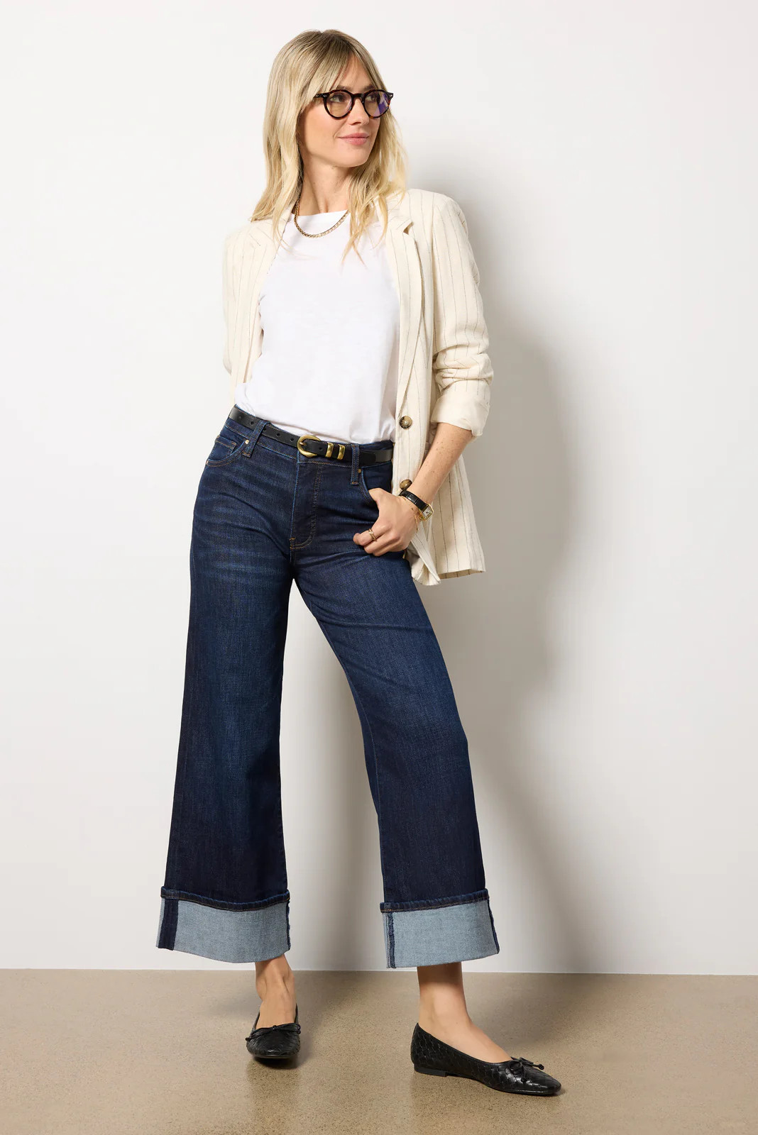 KUT FROM THE KLOTH Women's Meg w Cuff Jeans, Size 8, Blue | Evereve