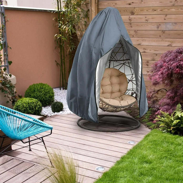 Patio Egg Chair Covers with Zipper,Wicker Egg Swing Chair Covers,Waterproof Heavy Duty Weather Re... | Walmart (US)