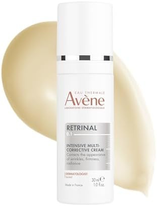 Avène Retrinal Intensive Multi-Corrective Cream, Retinal Face Cream Formulated with Retinaldehyd... | Amazon (US)
