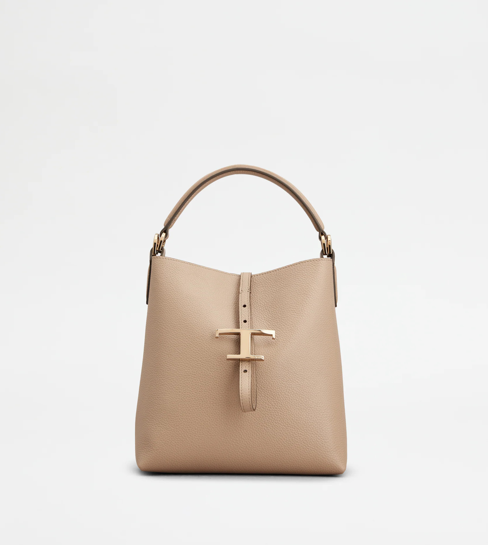 T Timeless Bucket Bag in Leather Mini | SPARE