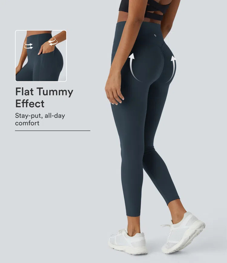 Halara UltraSculpt\u2122 High Waisted Scrunch Butt Lifting Tummy Control Pocket Shaping Training ... | HALARA