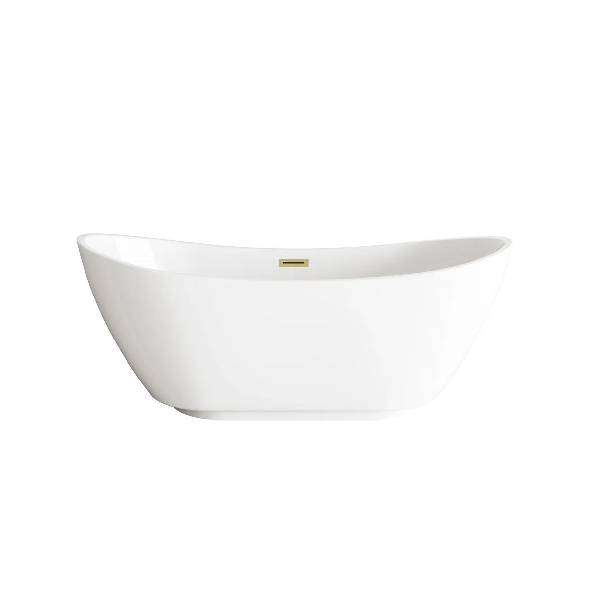 Birch Lane™ Labrusca 62" x 28.3" Freestanding Soaking Fiberglass Bathtub & Reviews | Wayfair | Wayfair North America