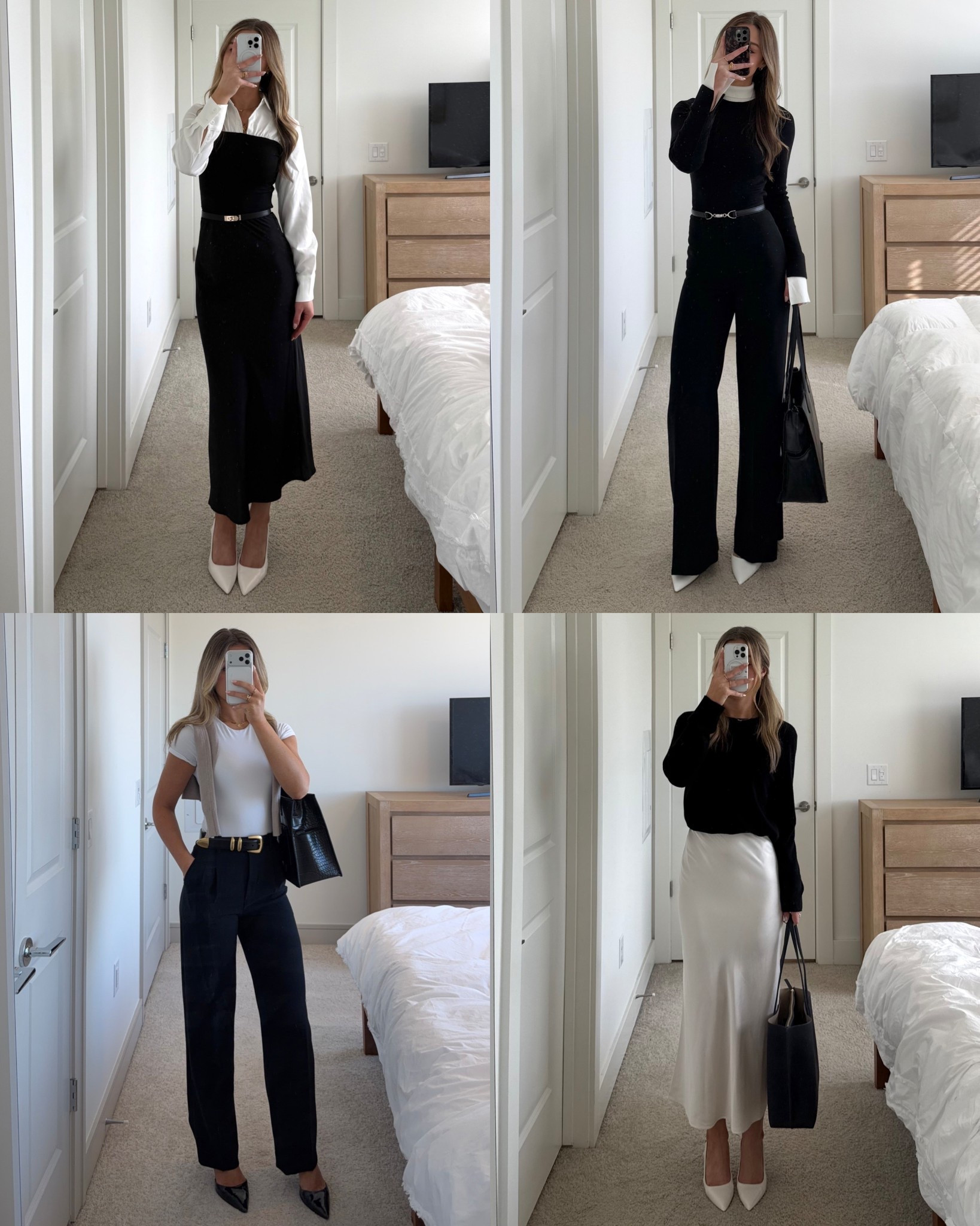 Black + White office outfit styling inspo 🖤🤍

#LTKWorkwear