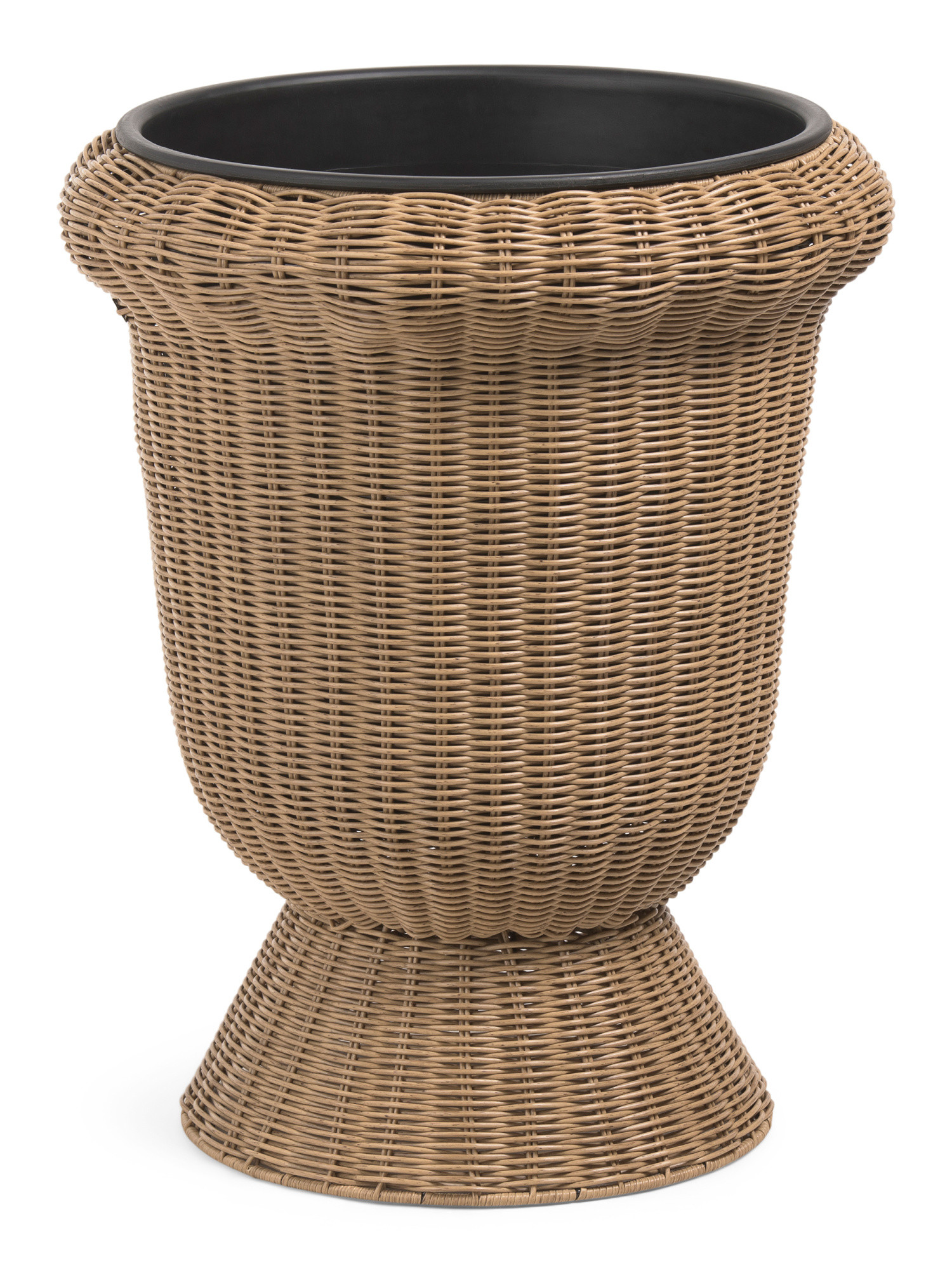23.25x19 Woven Wicker Outdoor Planter | TJ Maxx