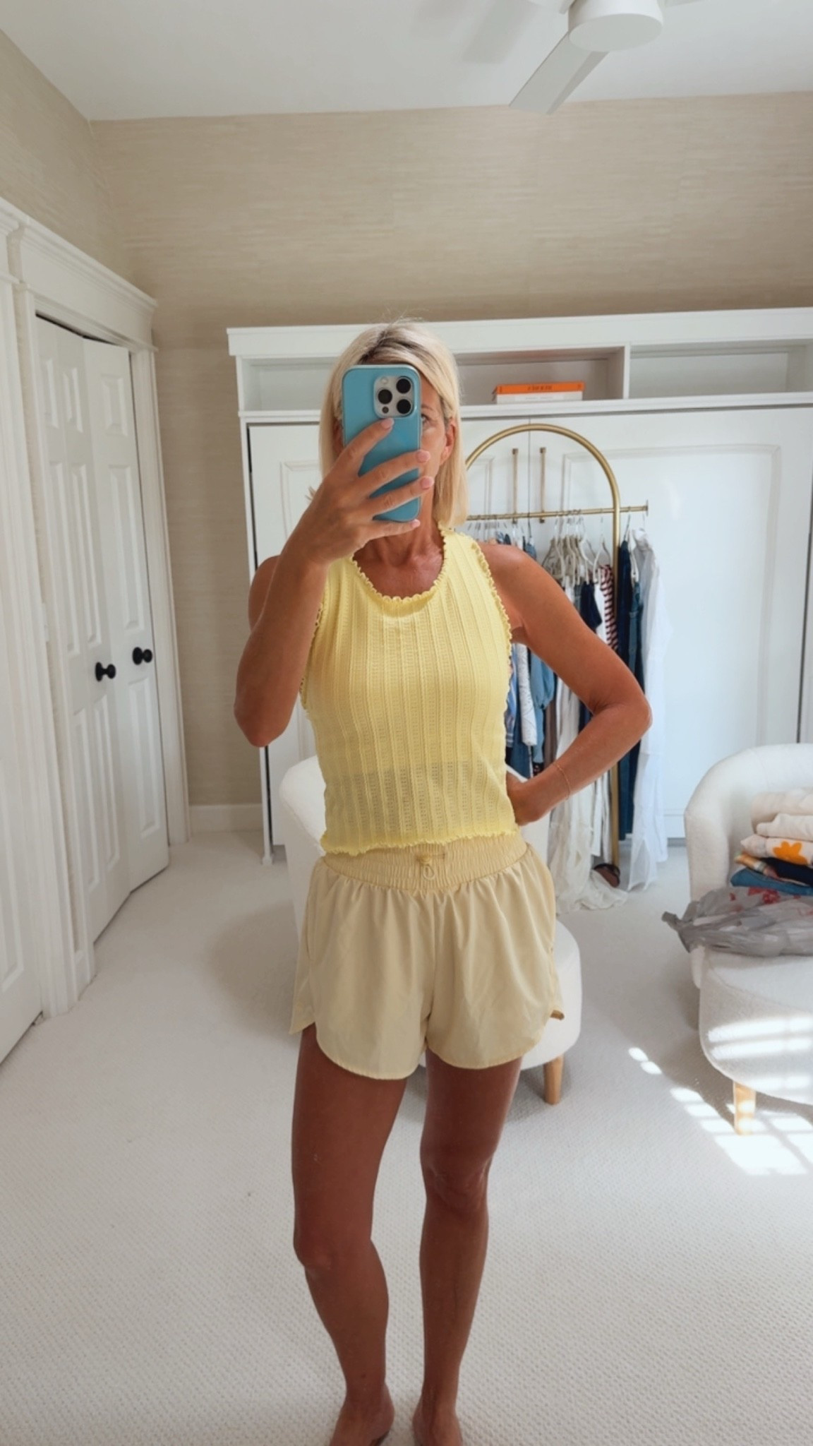 Target really does great workout wear. I love this little ruffle tank top 💛

#LTKootd #LTKOver40 #LTKfitnessgoals