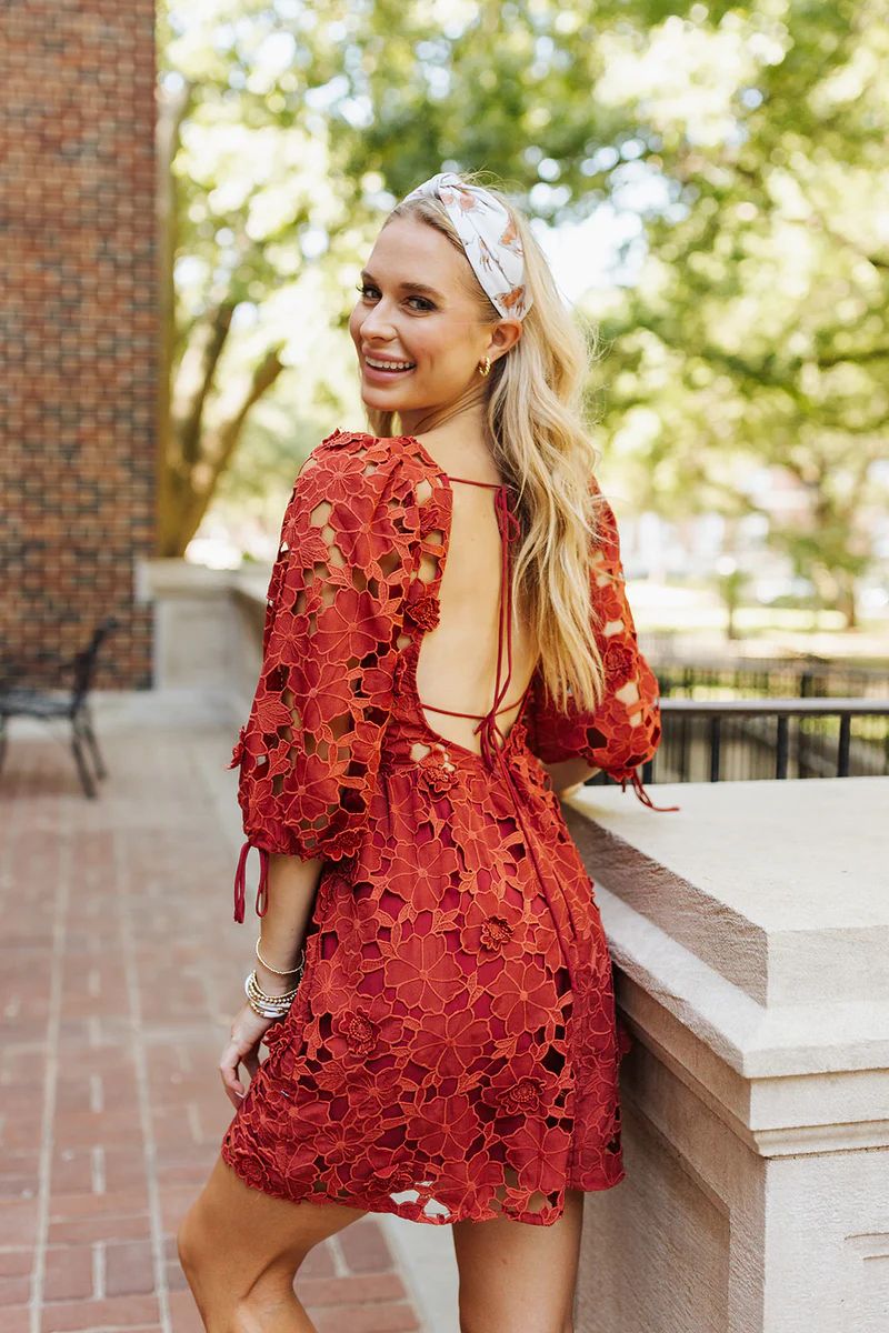 Sweetest Day Dress - Rust | The Impeccable Pig