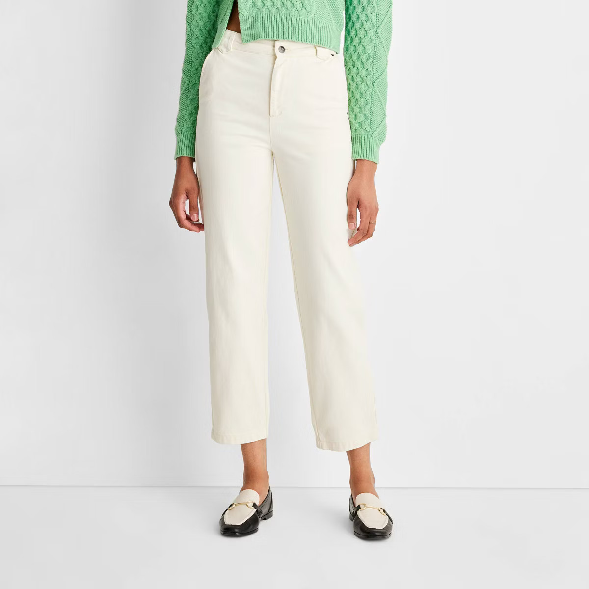Women's Yoke Seam Straight Denim Pant - Future Collective™ with Reese Blutstein | Target