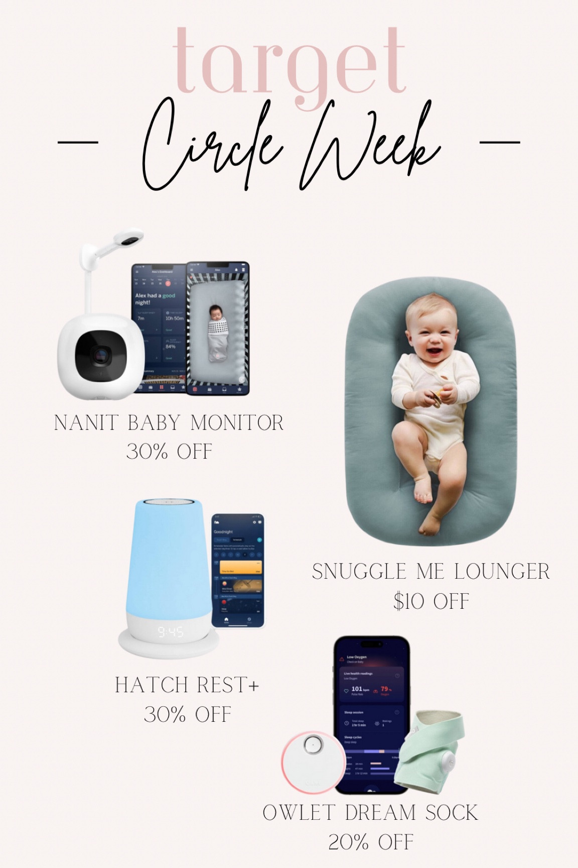 Target circle week sale, day two!! My favorite baby items on sale ✨✨

#LTKBaby #LTKxTarget #LTKSaleAlert