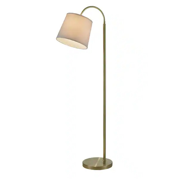 Venus White/ Gold 72-inch Floor Lamp by Hampton Hill - White/ Gold | Bed Bath & Beyond