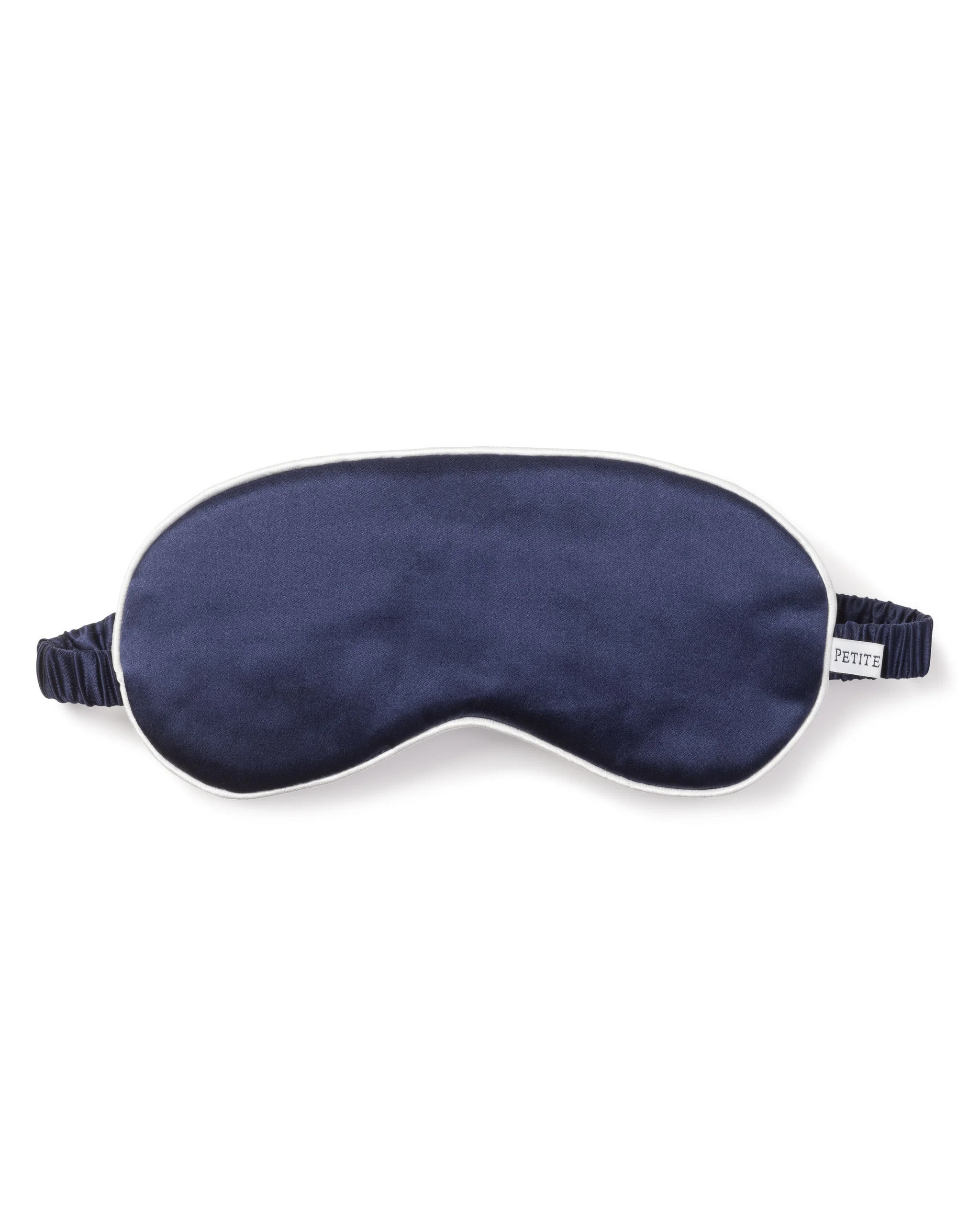 Adult's Silk Sleep Mask in Navy | Petite Plume