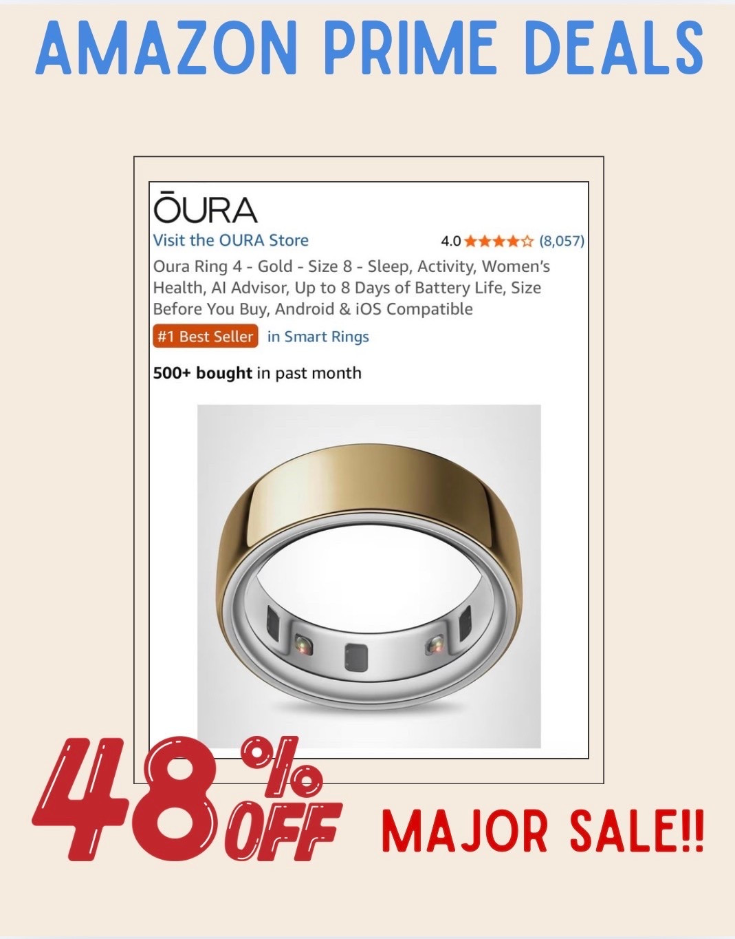 AMAZON PRIME DEALS!
OURA RING MAJOR SALE!!

#LTKActive #LTKSaleAlert #LTKfitnessgoals