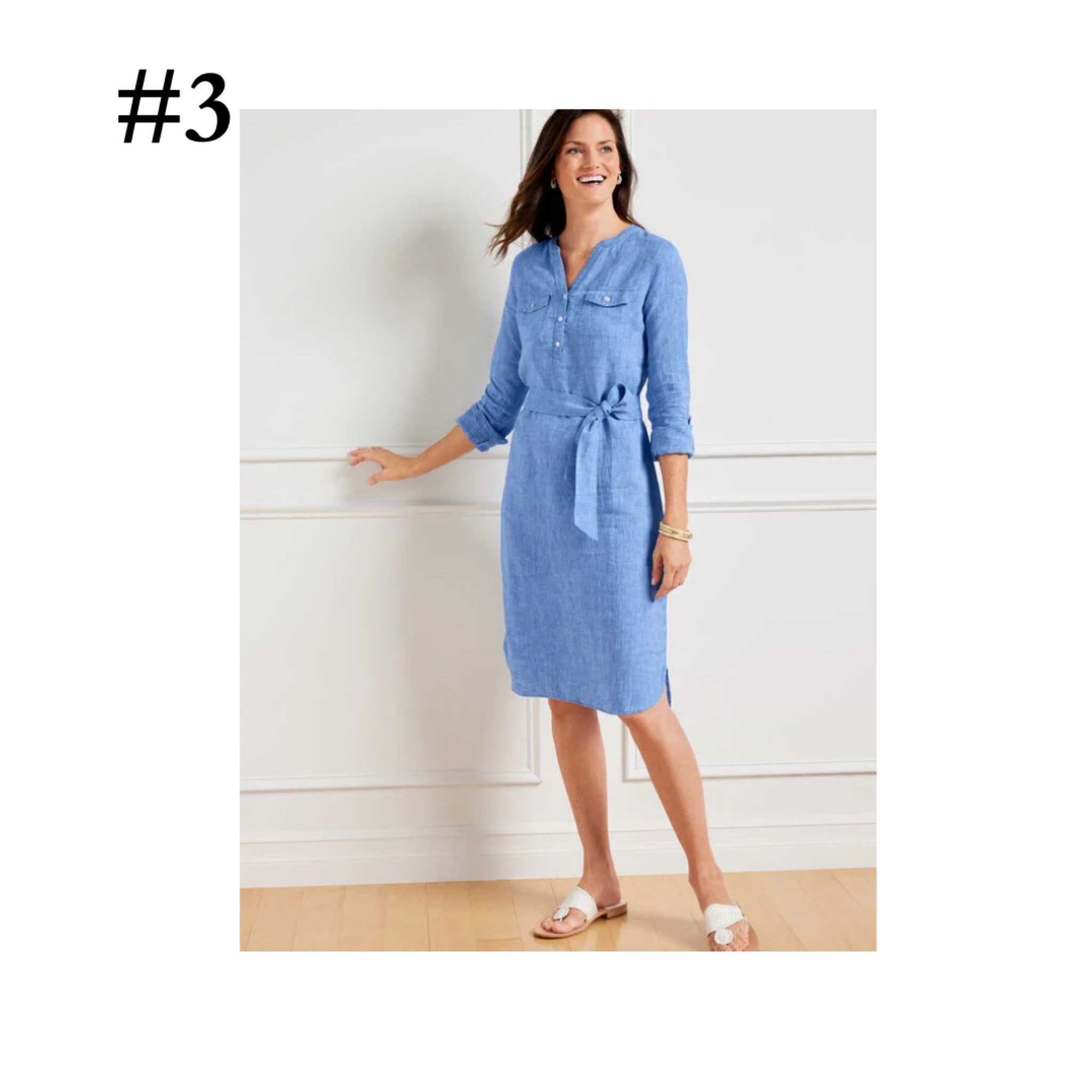 Great versatile linen blue popover dress 👗!  So cute! Wear it belted with the self-belt, unbelted or with a fun woven belt! Wear it with flats, tennis shoes, or espadrilles!  Great all summer, right into fall with little suede booties!

#LTKSeasonal #LTKsalealert