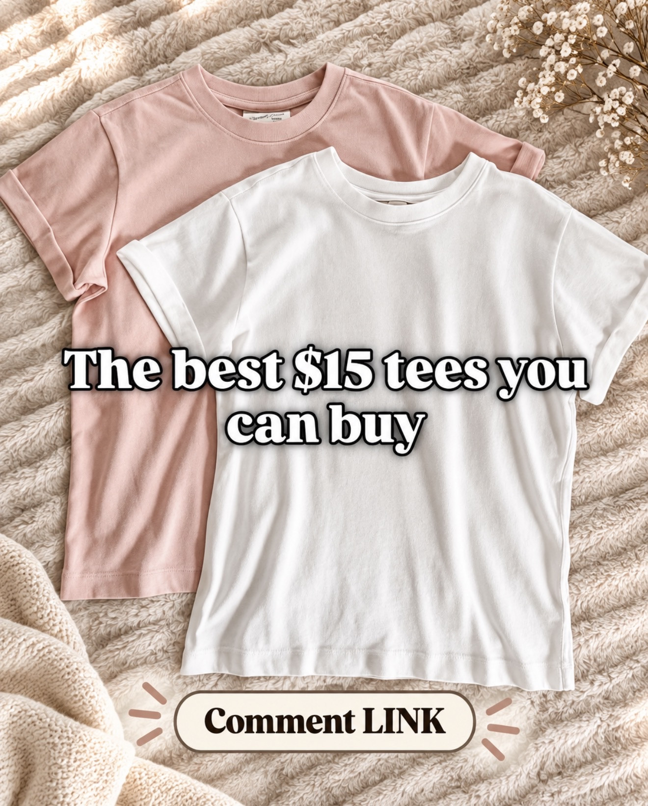 The BEST $15 tees 🙌 Soft, easy, and perfect for wearing alone now or layering later! Comment LINK and I’ll send you the details.

#LTKOver40 #LTKootd #LTKmomlife
