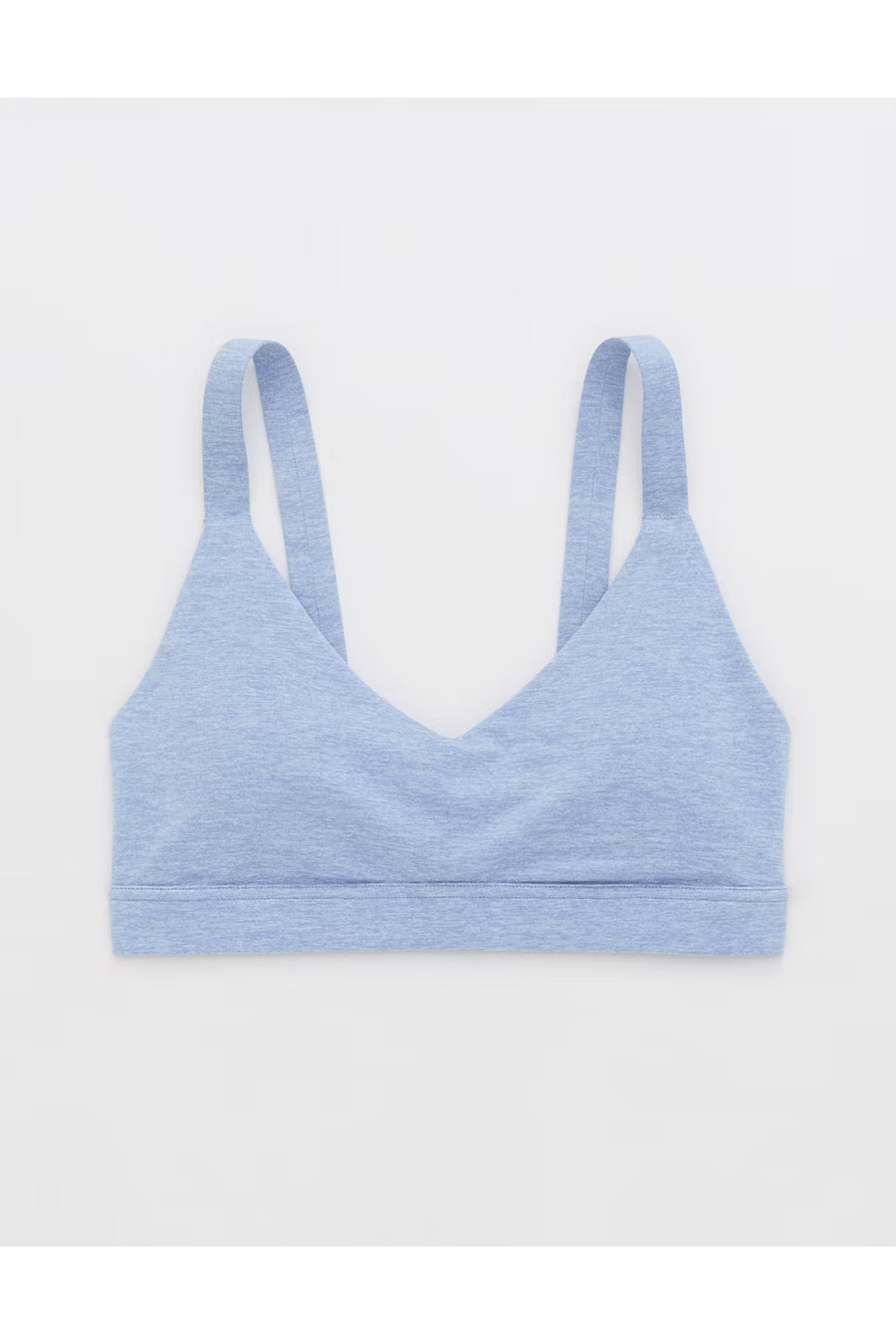 OFFLINE By Aerie The Hugger V-Neck Sports Bra Women's Monaco Blue XXS | Aerie