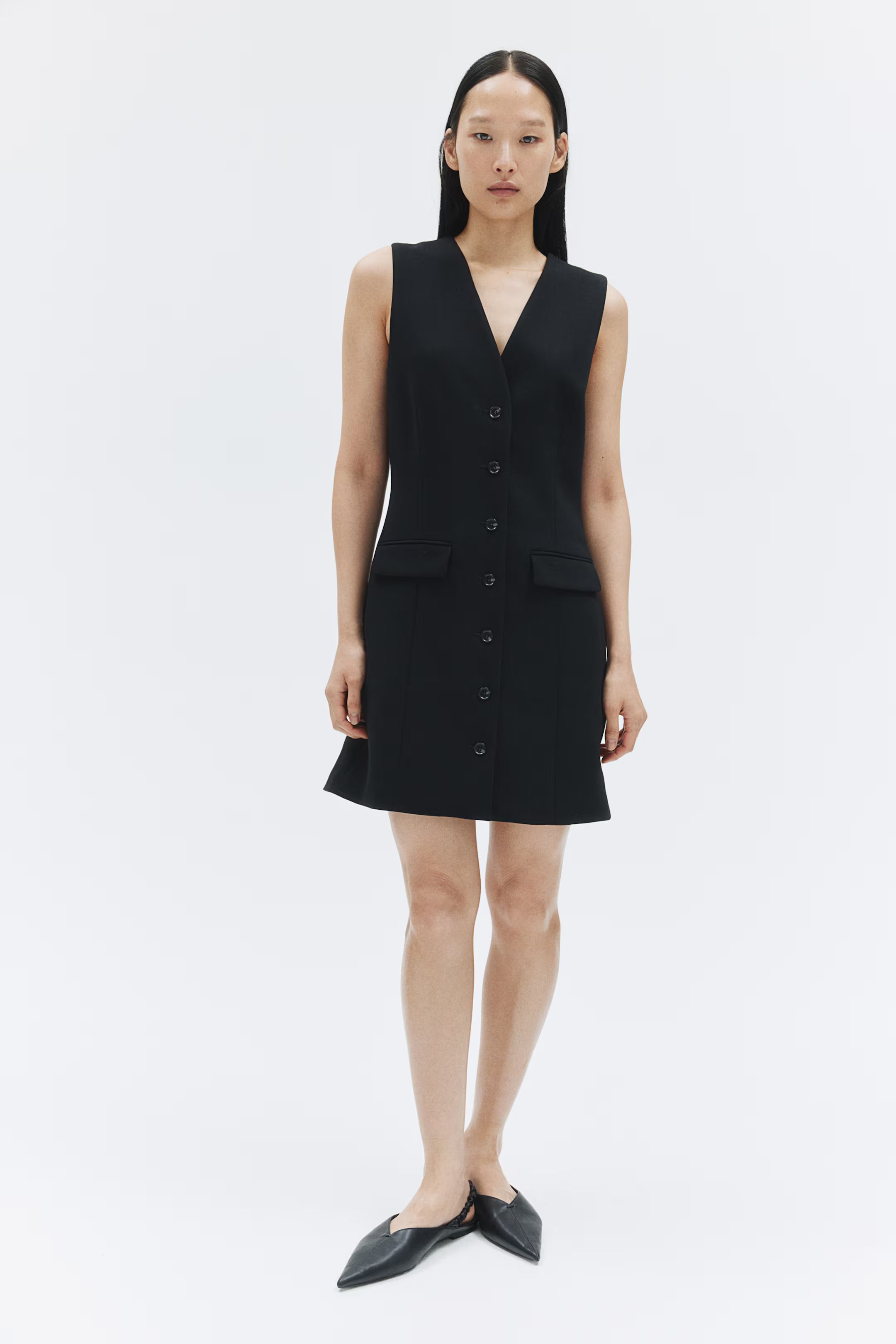 Button-front dress | H&M (UK, MY, IN, SG, PH, TW, HK)