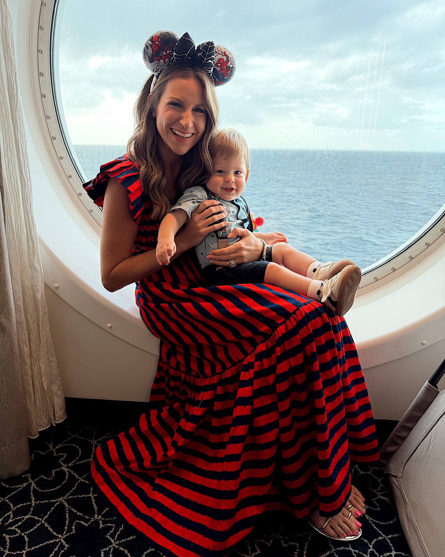 Mommy and mini marvel themed dinner outfits! I’m in a small dress, sandals, Etsy ears and accessories - fits tts.

#LTKTravel #LTKmomlife #LTKKids