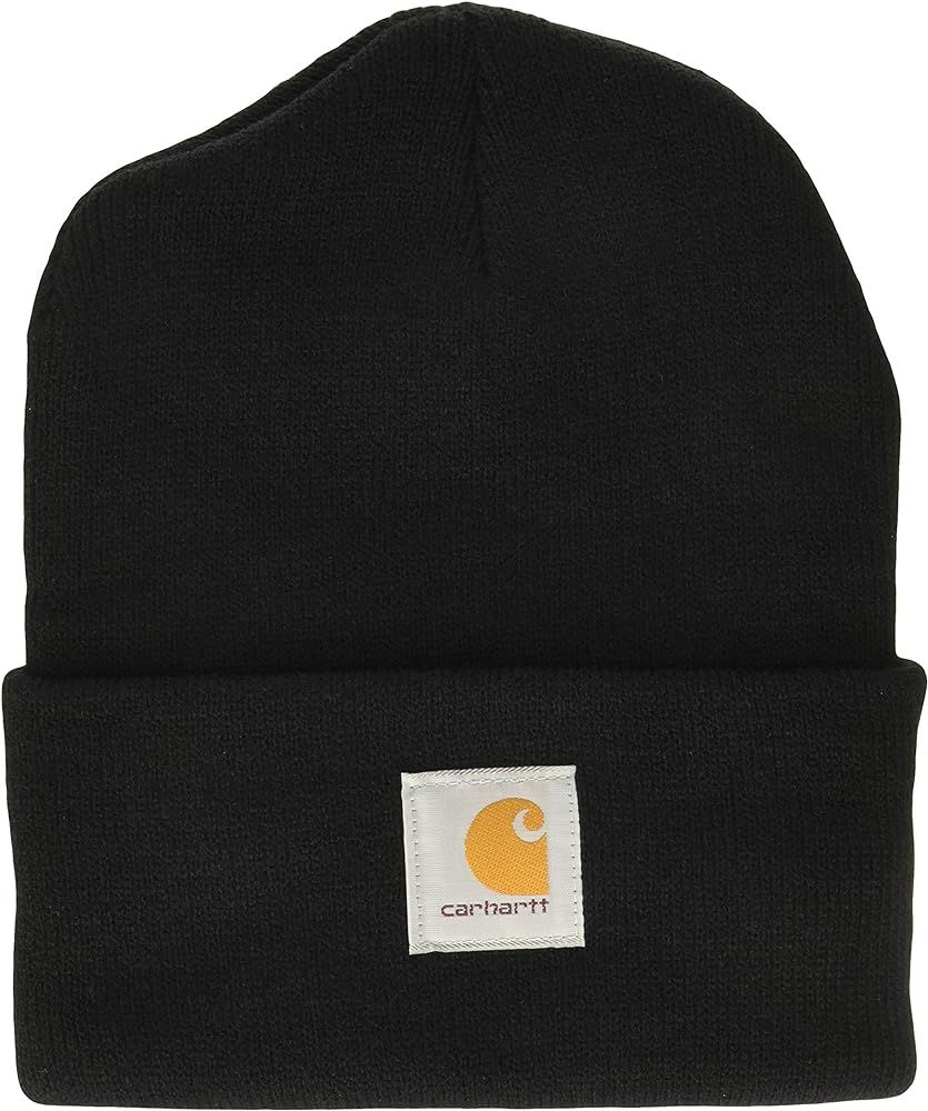 Carhartt Men's Knit Cuffed Beanie, Black, One Size at Amazon Men’s Clothing store: Cold Weather... | Amazon (US)