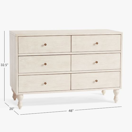 Bellevue 6-Drawer Wide Dresser | Pottery Barn Teen